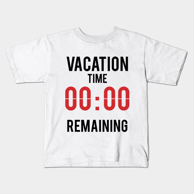 Vacation Countdown Timer (v1) Kids T-Shirt by bluerockproducts